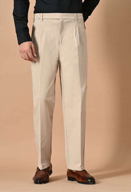 The Riviera Smart Pant (Beige)